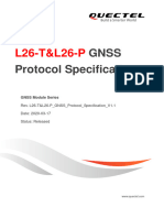 Quectel L26-T&L26-P GNSS Protocol Specification V1.1