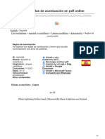 Ejercicio de Reglas de Acentuación en PDF Online