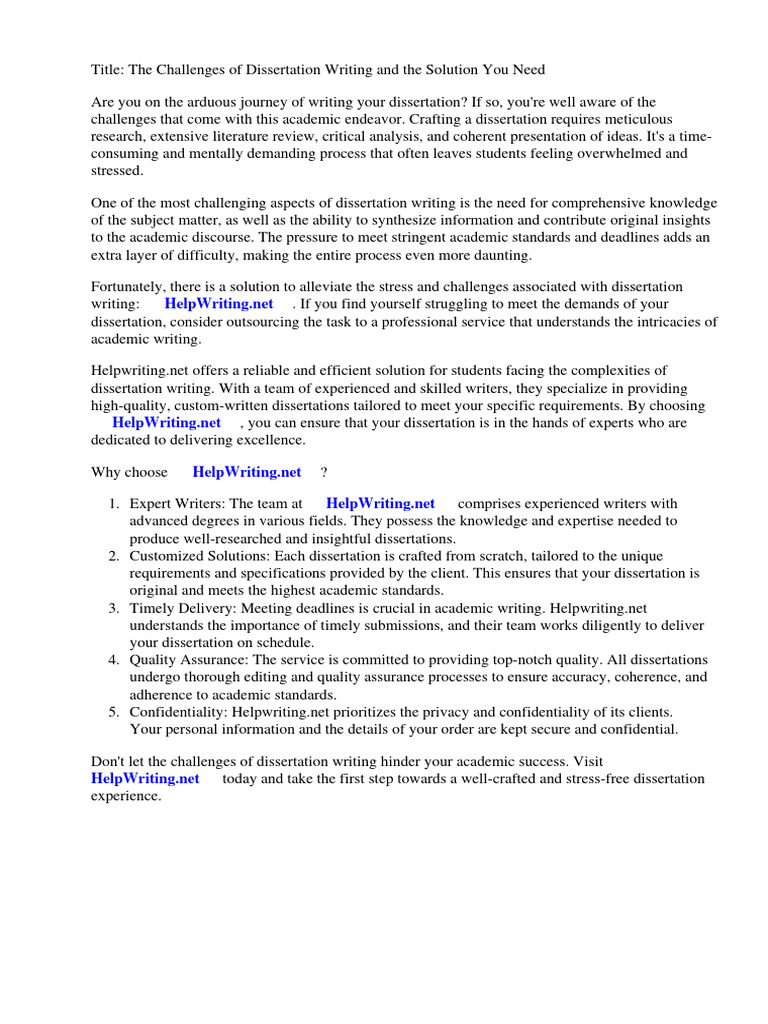 Dissertation Writing Help in Dallas | PDF | Bookbinding | Thesis