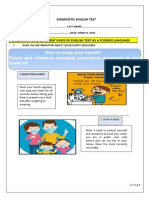 Diagnostic Quinto English Test