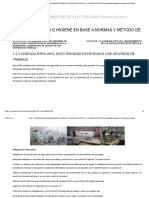 Tema 1 - SEGURIDAD E HIGIENE EN BASE A NORMAS Y MÉTODO DE LAS 5S'S - 1.2.3 NOM-022-STPS-2015, Electricidad Estática en Los Centros de Trabajo