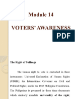 Module 14 Voter Awareness