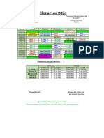 Horarios Docentes 2024 - David