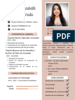 Currículum Vitae CV de Administración Simple Beige