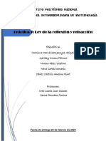 Ráctica 7: Ley de La Reflexión y Refracción