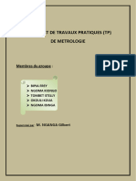 Rapport de Travaux Pratiques