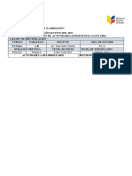 Planificación de Actividades (Emergencia Sanitaria: Lic. Juan Carlos Suntaxi E.C.A Lunes 24/05/2021 Viernes 6 PM