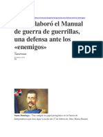 Ramon Mella Manual Guerra Guerrillas Republica Dominicana Articulos El Día