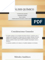 ANALISIS QUIMICO Clase 1 2020