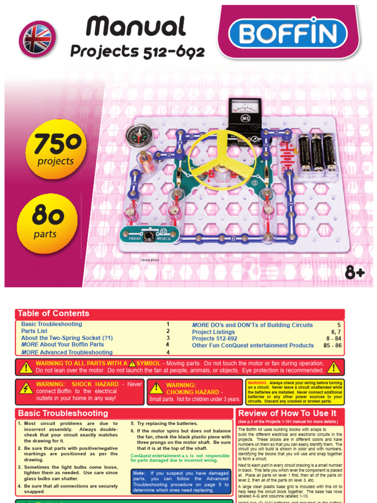 Boffin Circuit Building Guide | PDF | Series And Parallel Circuits ...