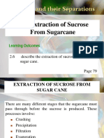 Extraction of Sucrose From Sugar Cane