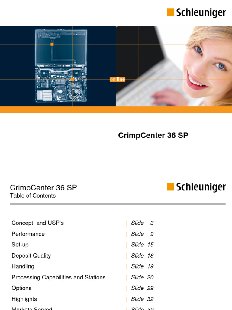 CrimpCenter 36 SP: Performance & Features | PDF | Computing