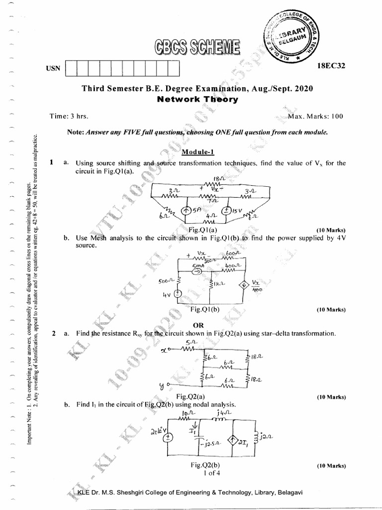 18EC32 NA AugSep20 QP | PDF