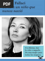 Carta A Un Niño Que Nunca Nacio - Oriana Fallaci