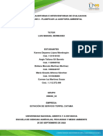 Unidad 1 - Fase 2 - Planificar La Auditoría Ambiental.