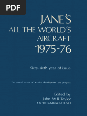 洋書 JANE'S ALL THE WORLD'S AIRCRAFT 1975-76 Jane's all the World's Aircraft 1975-76 by JOHN W R TAYLOR