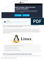 Como Formatar e Limpar o Disco Do Linux