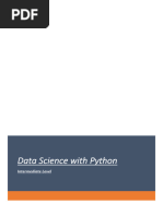 Data Science With Python - Intermediate Level V2.0