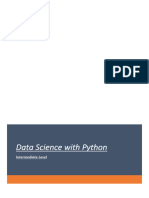 Data Science With Python - Intermediate Level V2.0