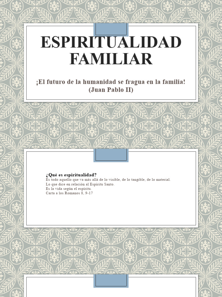 Espiritualidad y Amor en la Familia | PDF | eucaristía | Amor