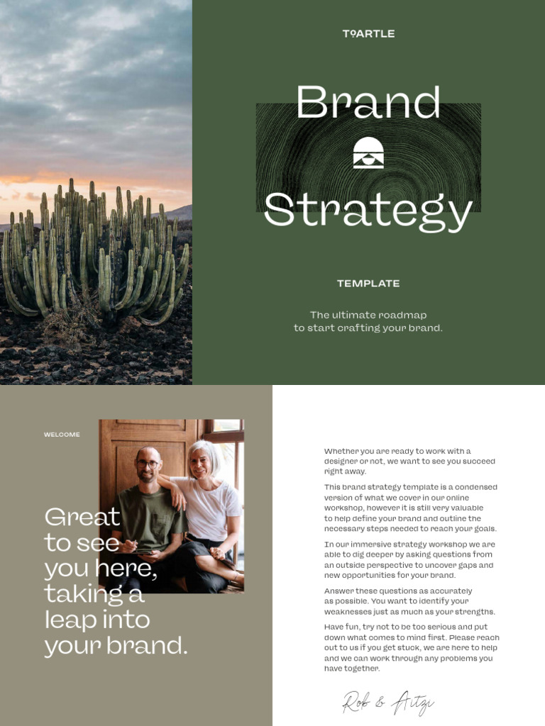 Toartle Brand Strategy Template Guide | PDF | Brand | Cognition