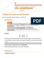 Cours Sur Le Calcul Numérique (Révisions) Pour La Troisième (3ème) - 1647439741229