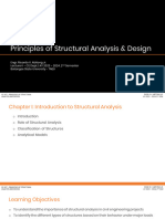 Principles of Structural Analysis & Design