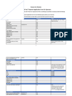 Thank You Payment Application Form For Sponsors