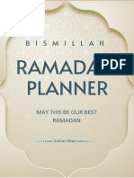 Ramadan Planner Journal Diary Tracker 