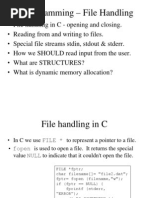 C Programming - File Handling