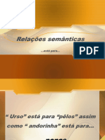 Semântica Relações Semanticas