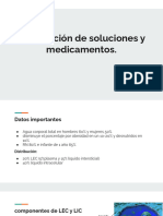 Preparación de Soluciones y Medicamentos.