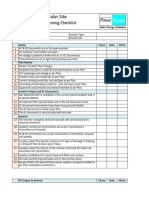 Attachment A PV Site Commissioning Checklist