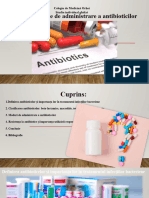 Particularitățile de Administrare A Antibioticilor