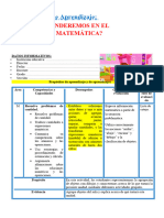 2do Grado Material Día 2 Mat Qué Aprenderemos en El Área de Matemática