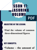 Lesson 17 - Measuring Volume Final