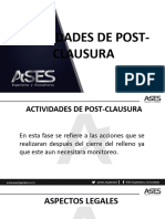 Tema 7 - Actividades de Post-Clausura