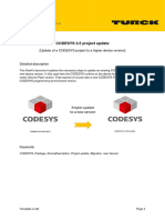 HowTo - CODESYS Project Update - v1.00