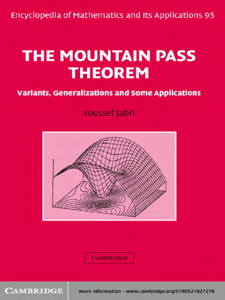 Encyclopedia of Mathematics and Its Applications 95 Youssef Jabri The ...