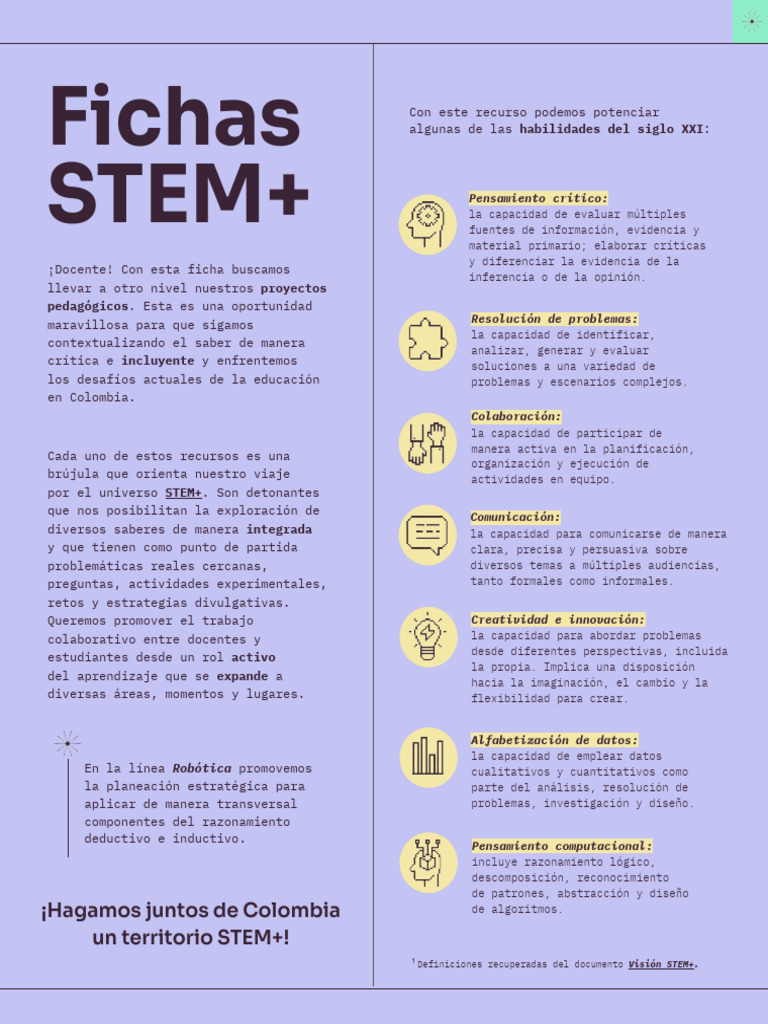 Ficha de Proyecto: Sensor Térmico STEM+ | PDF | Pensamiento | Planificación