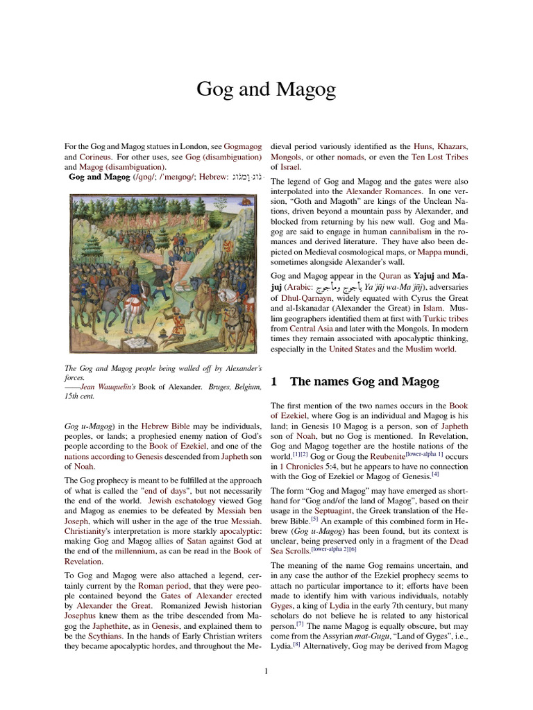 Gog and Magog PDF