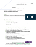 Fiche de Poste Aresponsable Logisitique D Securite Groupe PDF