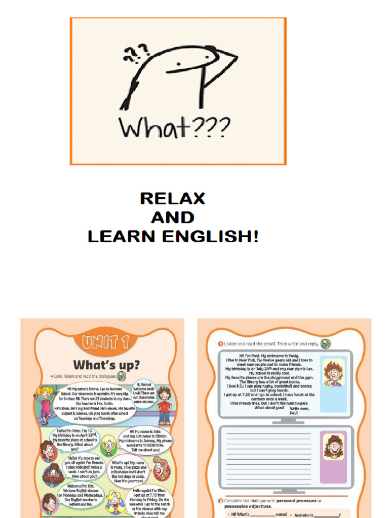 LEARNING ENGLISH WORKBOOK visual data 2