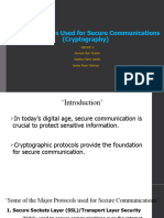 Major Protocols Used For Secure Communications (Cryptography (Autosaved)