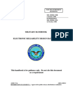 ELECTRONIC RELIABILITY DESIGN MILITARY HANDBOOK – MIL-HDBK-338B