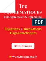Mini Cours Equations Et Inequations