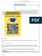 A Equação Que Fornece A Altura, H, Do Líquido No Tanque Esférico para Determinado Volume e Raio É Dada