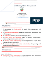 Module 1 Logistics and Supply Chain Management