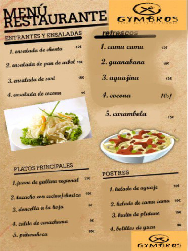 carta-de-menu | PDF