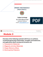 Smart Materials - Module - 3